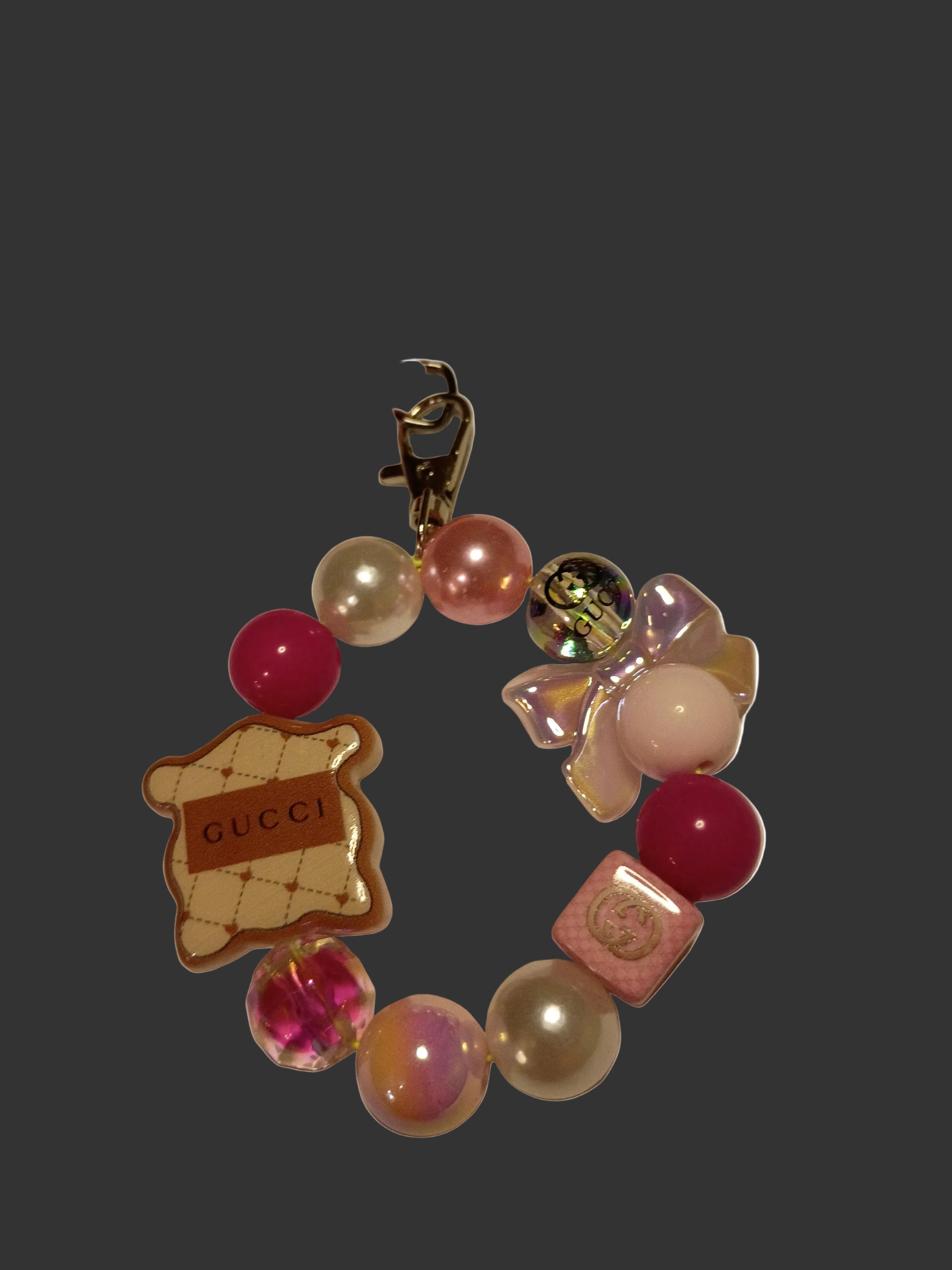 Beaded phone charm