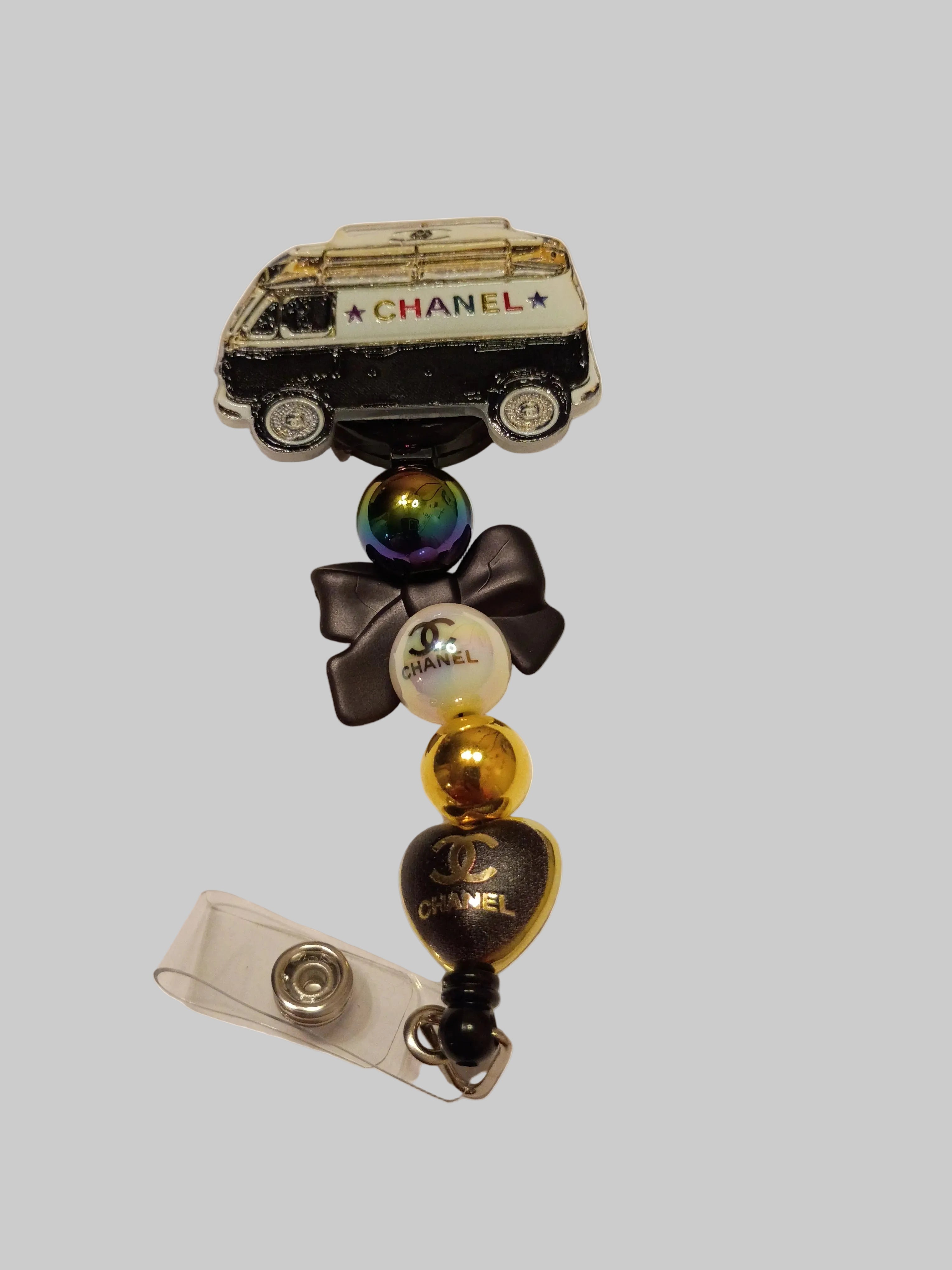 Beaded ID Badge