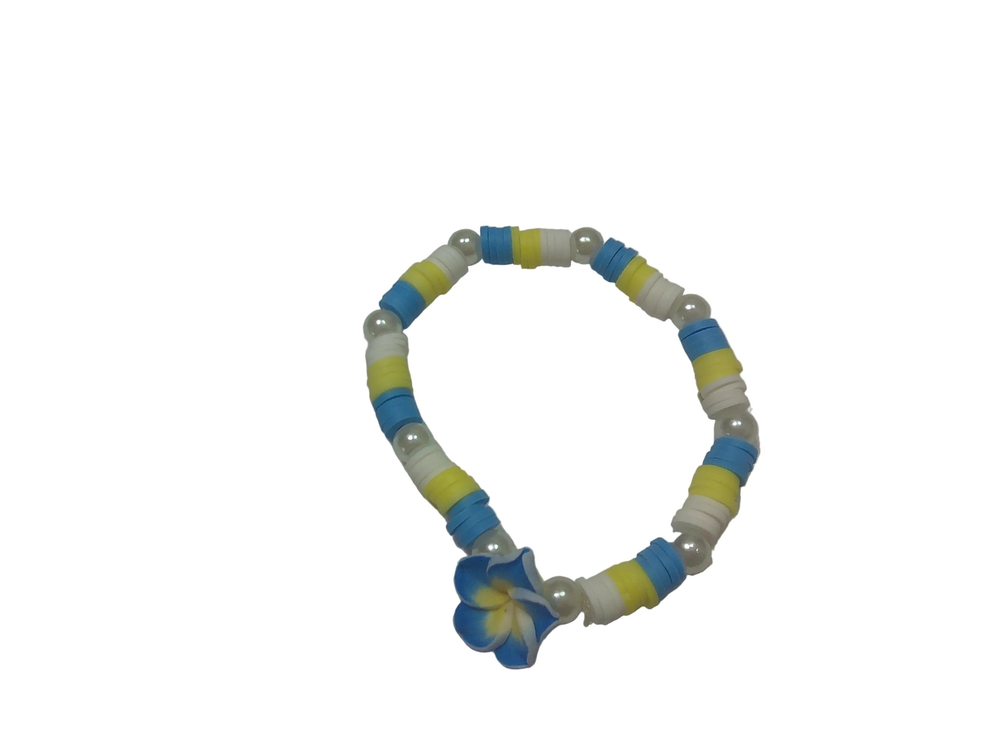 Clay bead bracelet