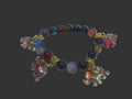 Handmade bracelet with charms
