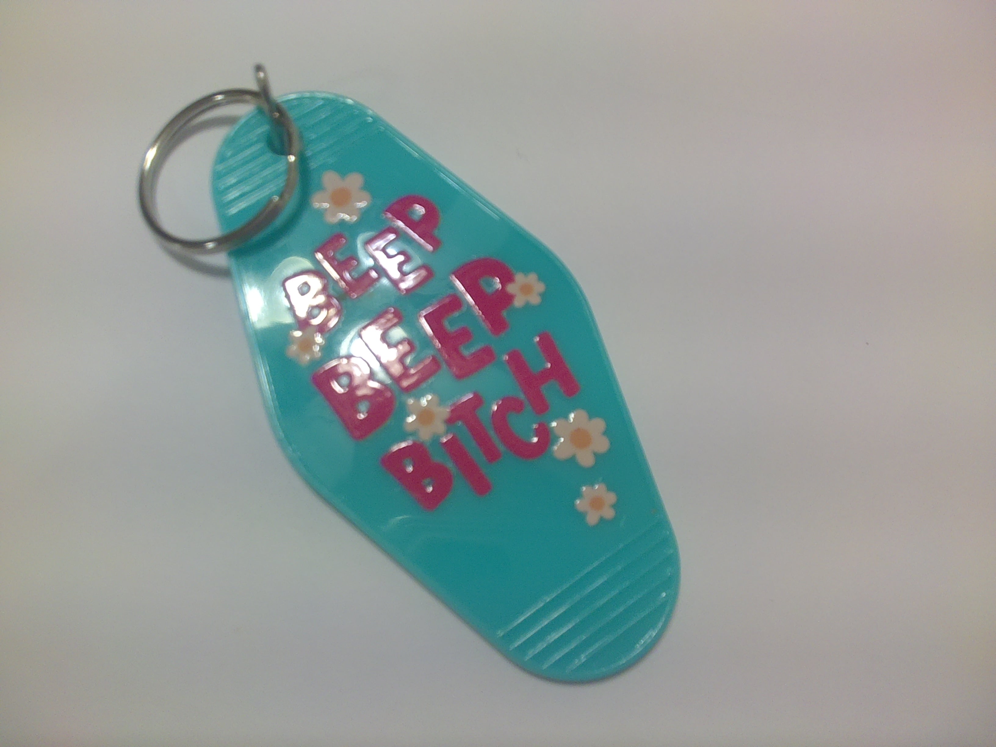 Motel keychain
