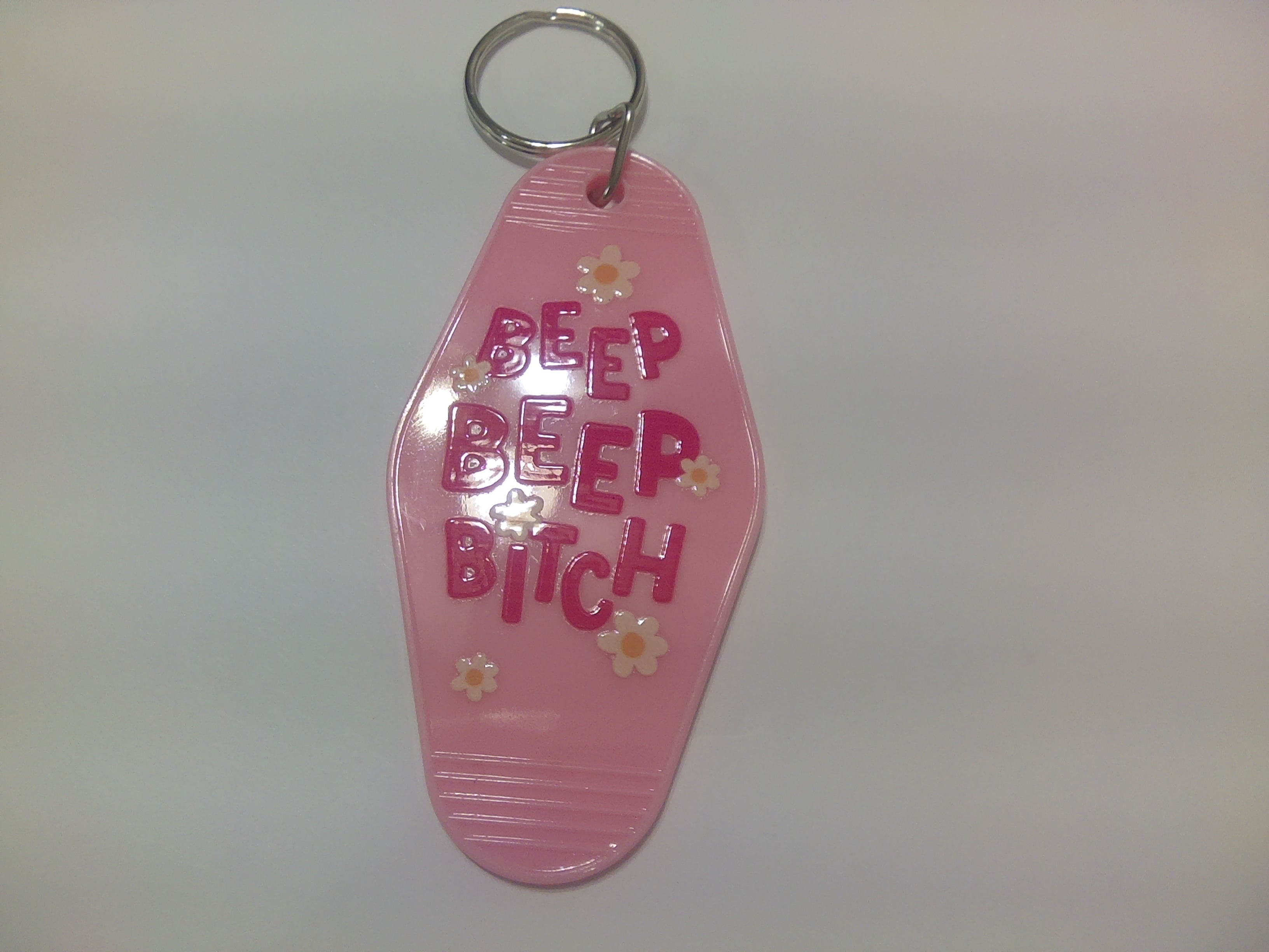Motel keychain