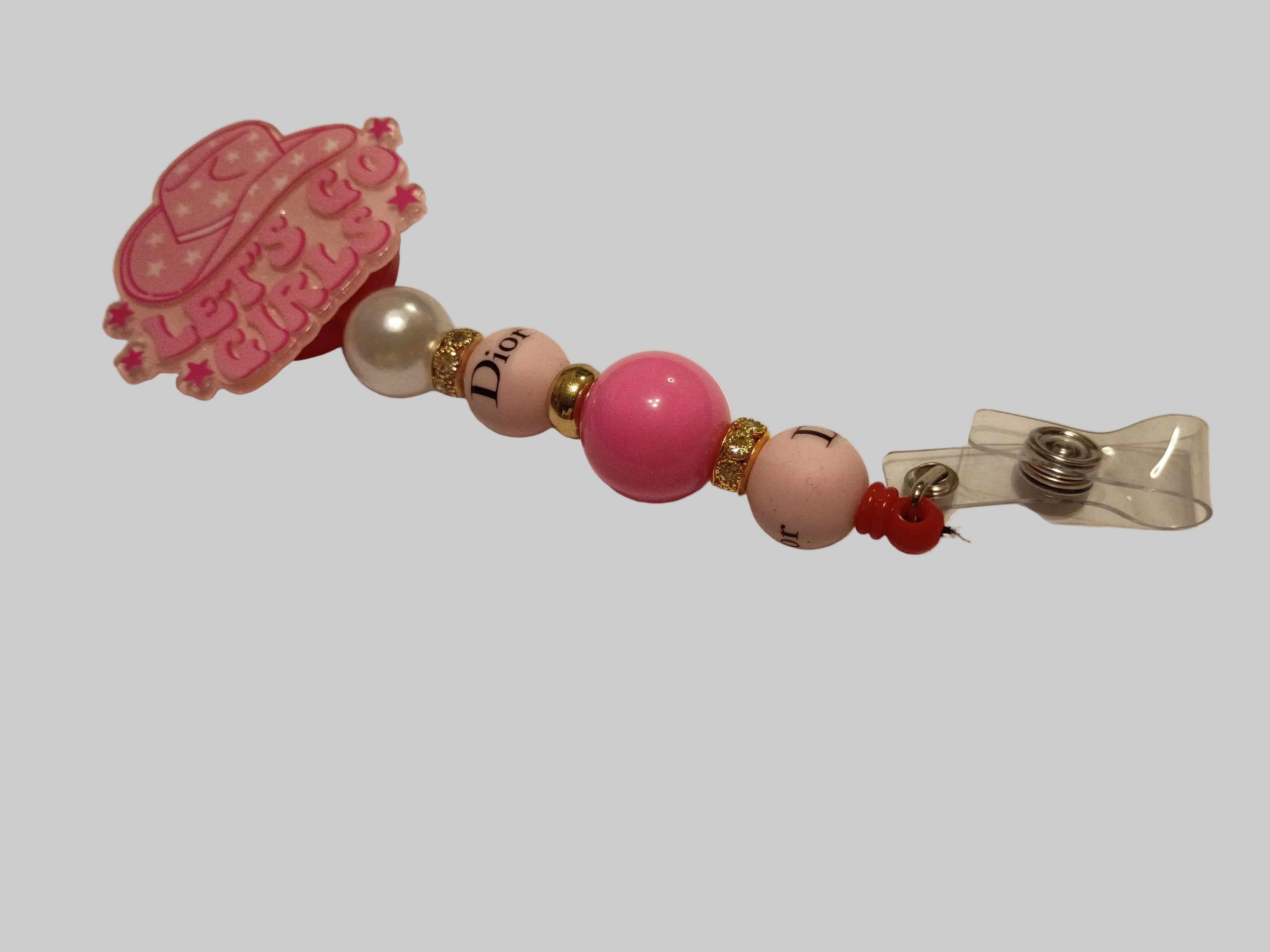 Beaded ID Badge