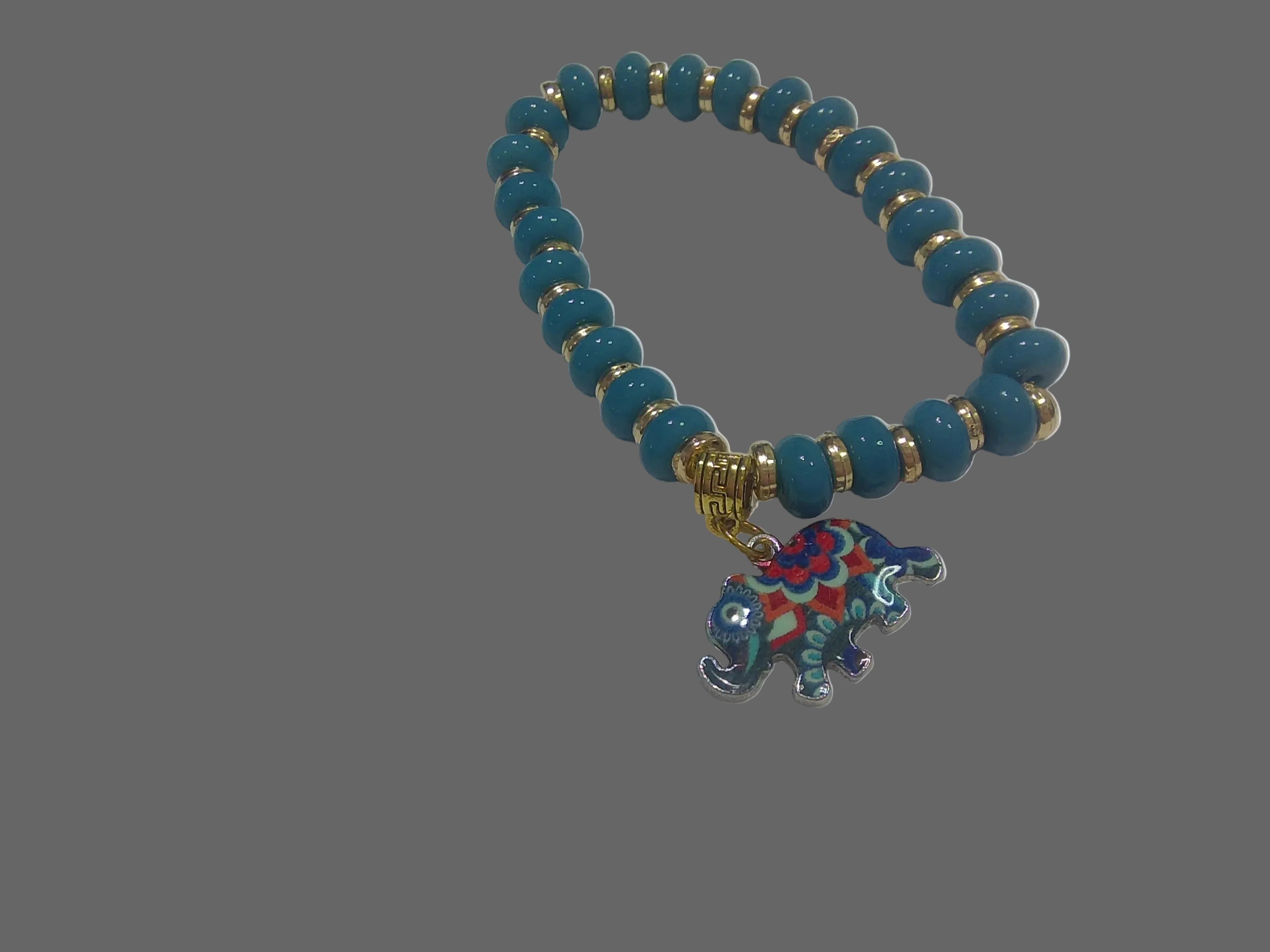 Handmade bracelet with charm