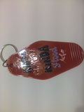 Motel keychain