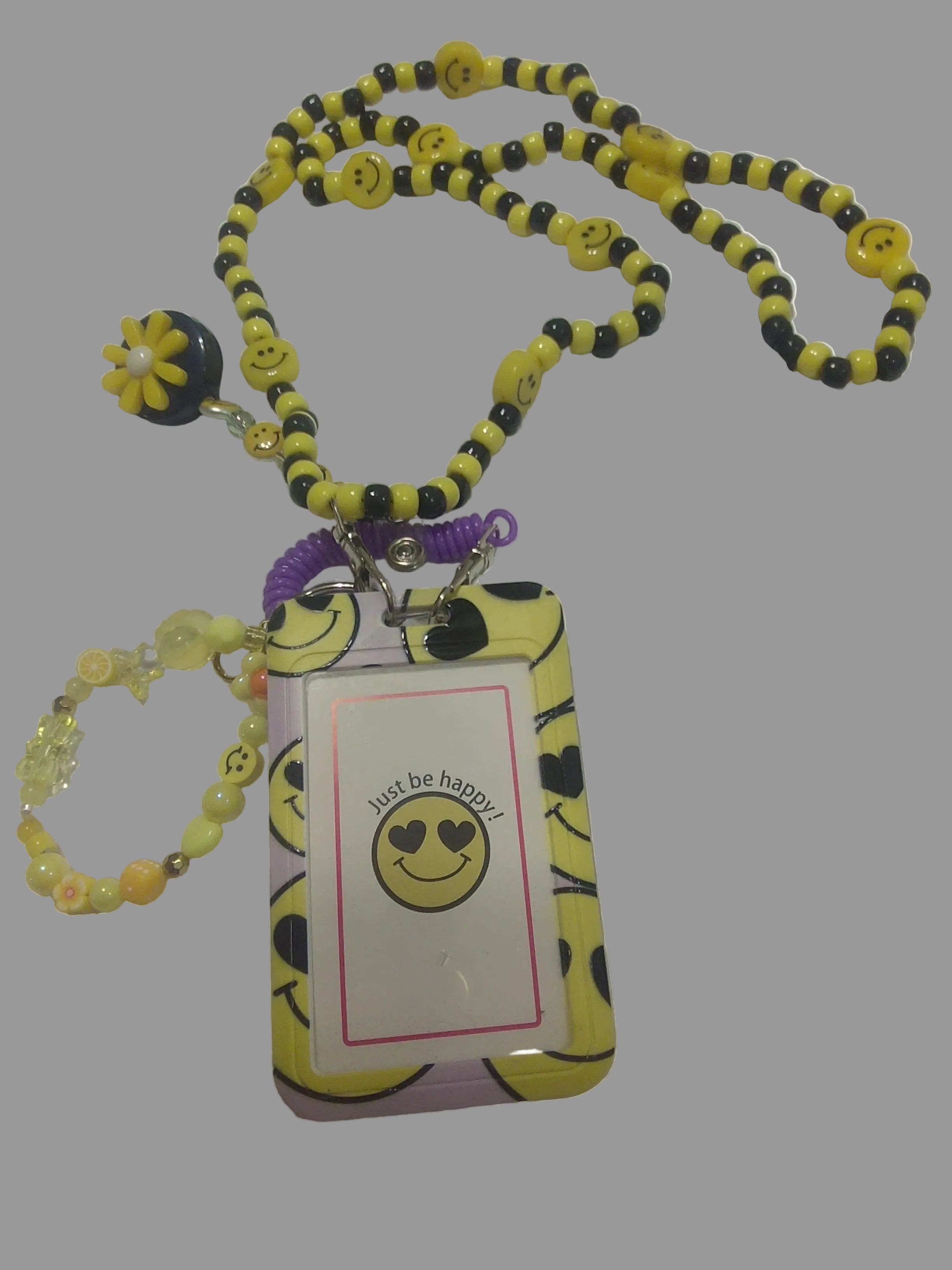 Beaded ID Badge