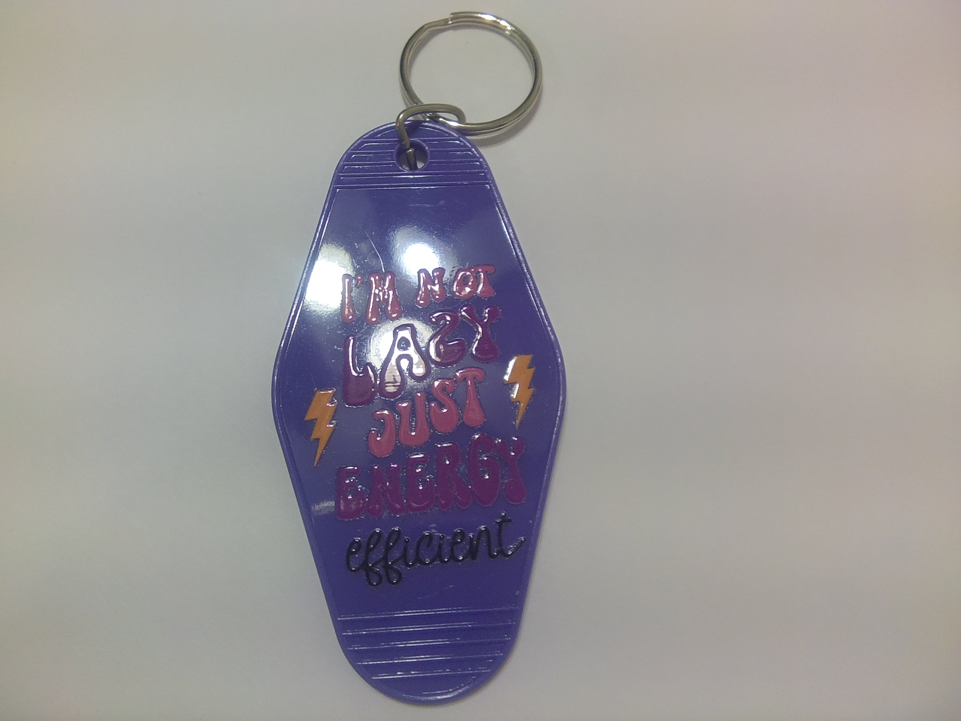 Motel keychain