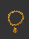 Crackle Glass Bead Bracelet