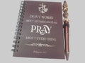 Mini Notebook with beaded pen