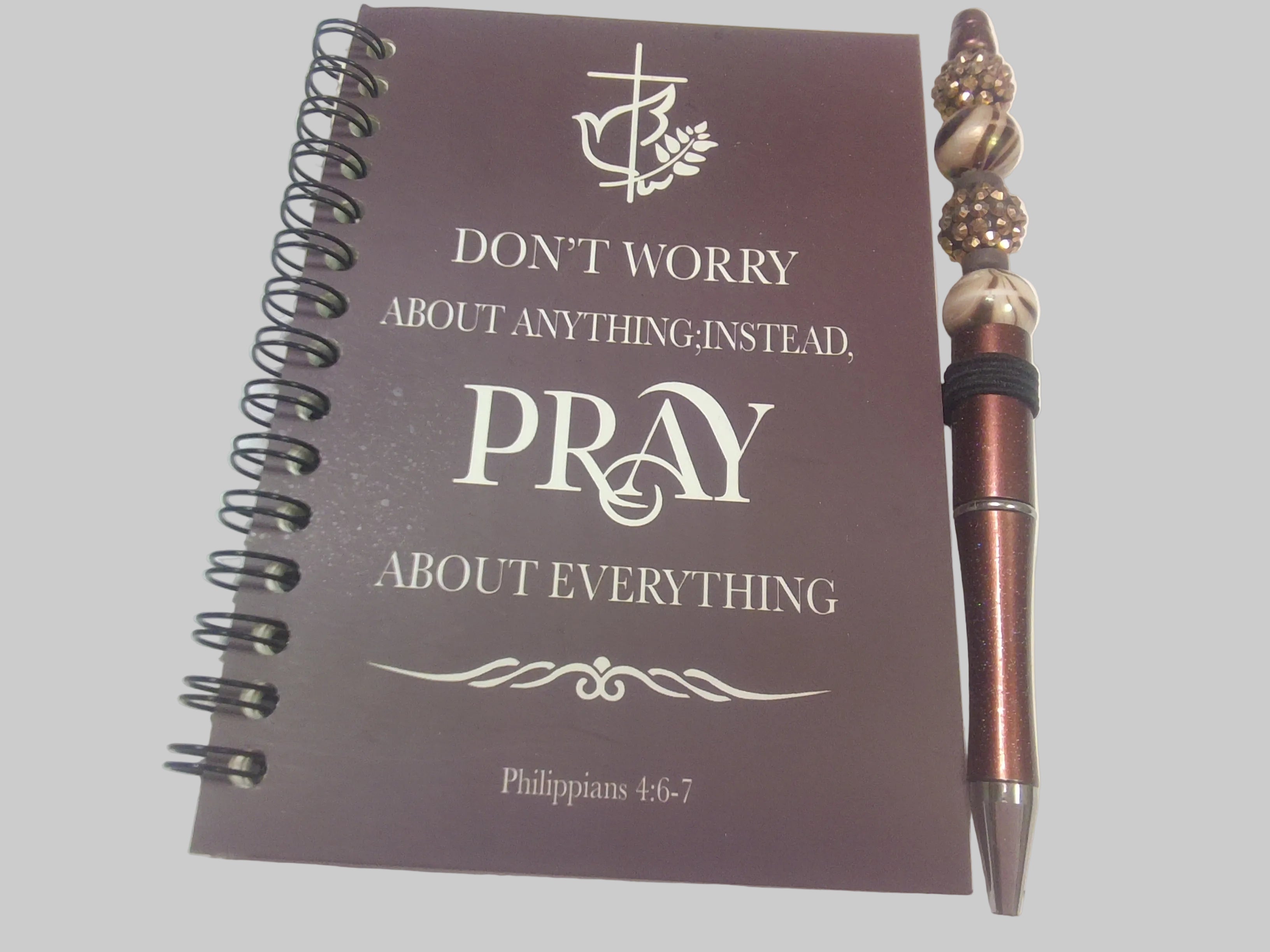 Mini Notebook with beaded pen