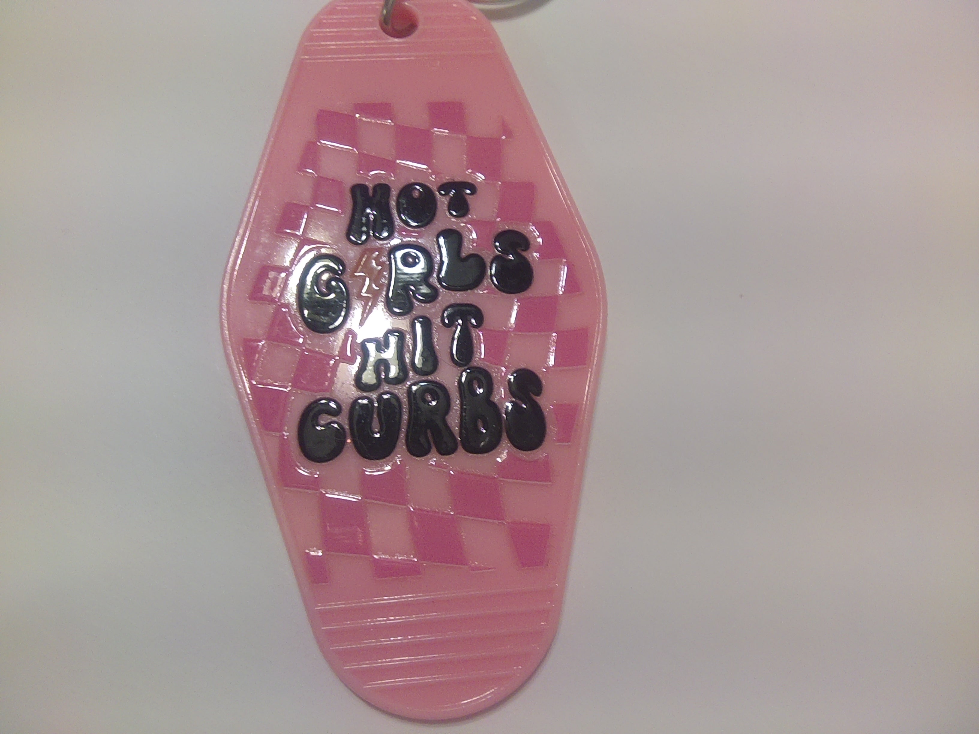 Motel keychain