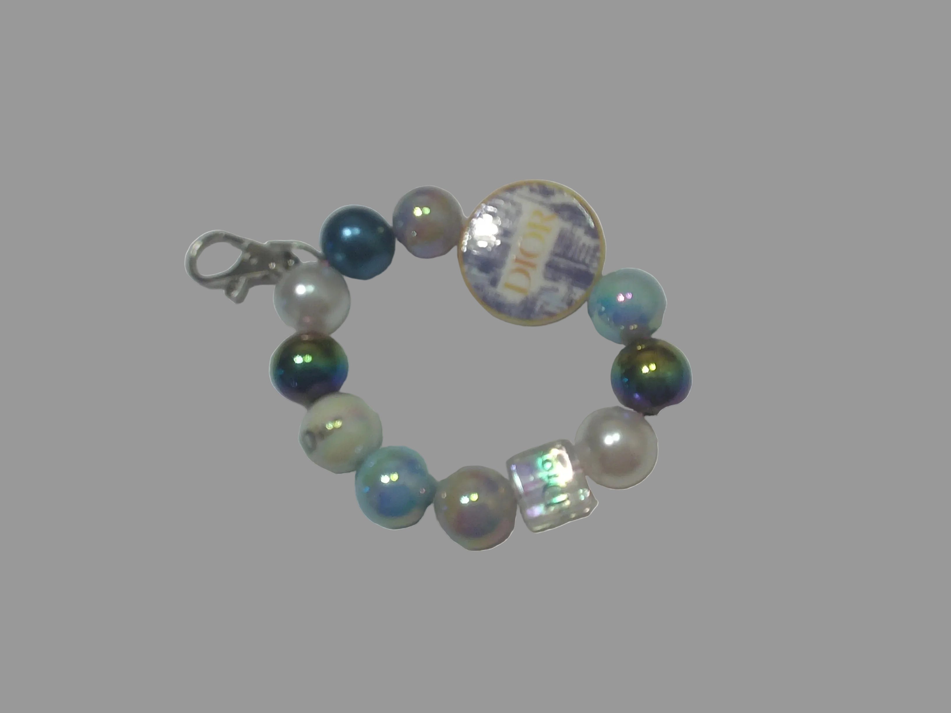 Beaded phone charm
