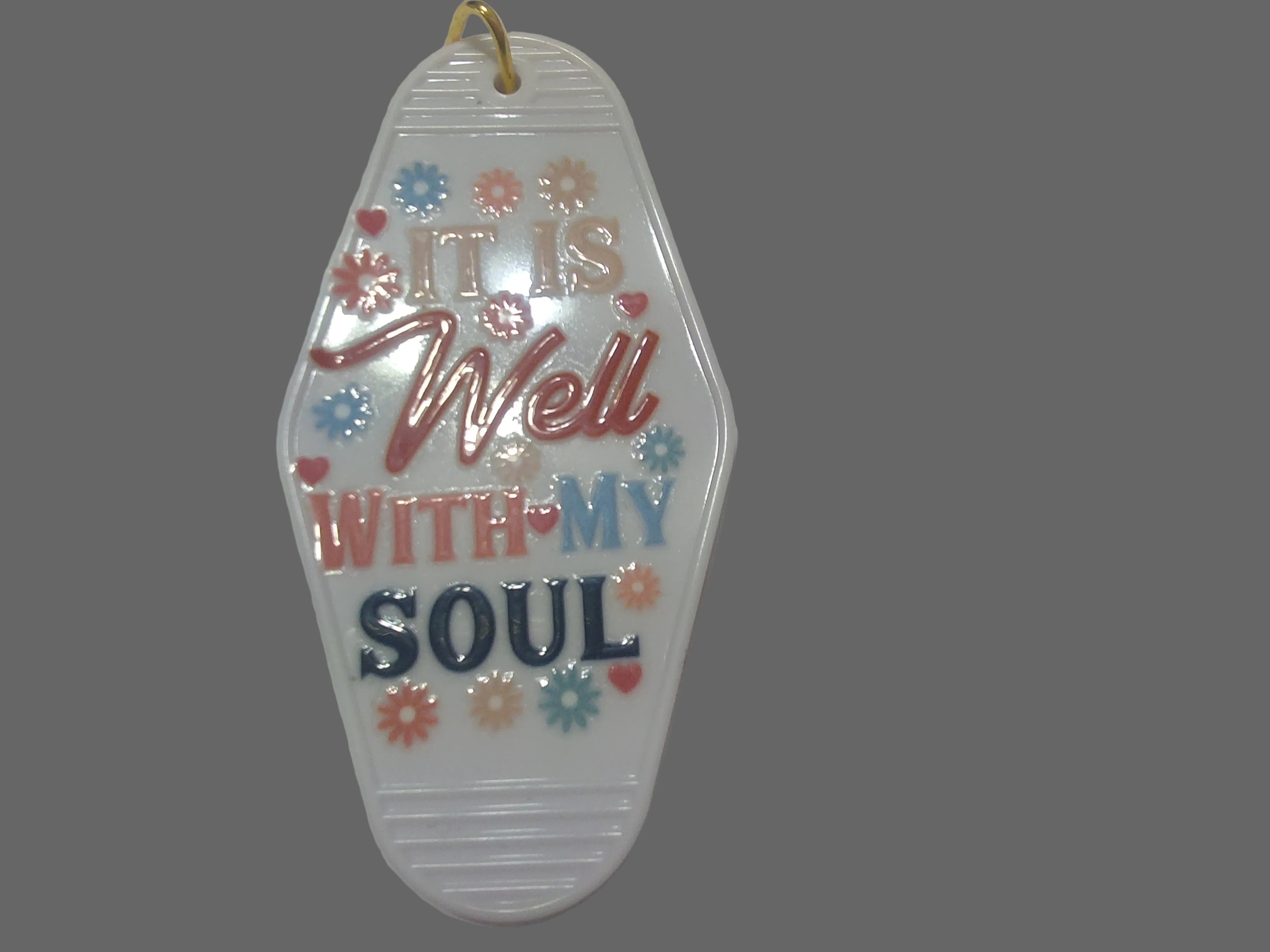 Motel keychain