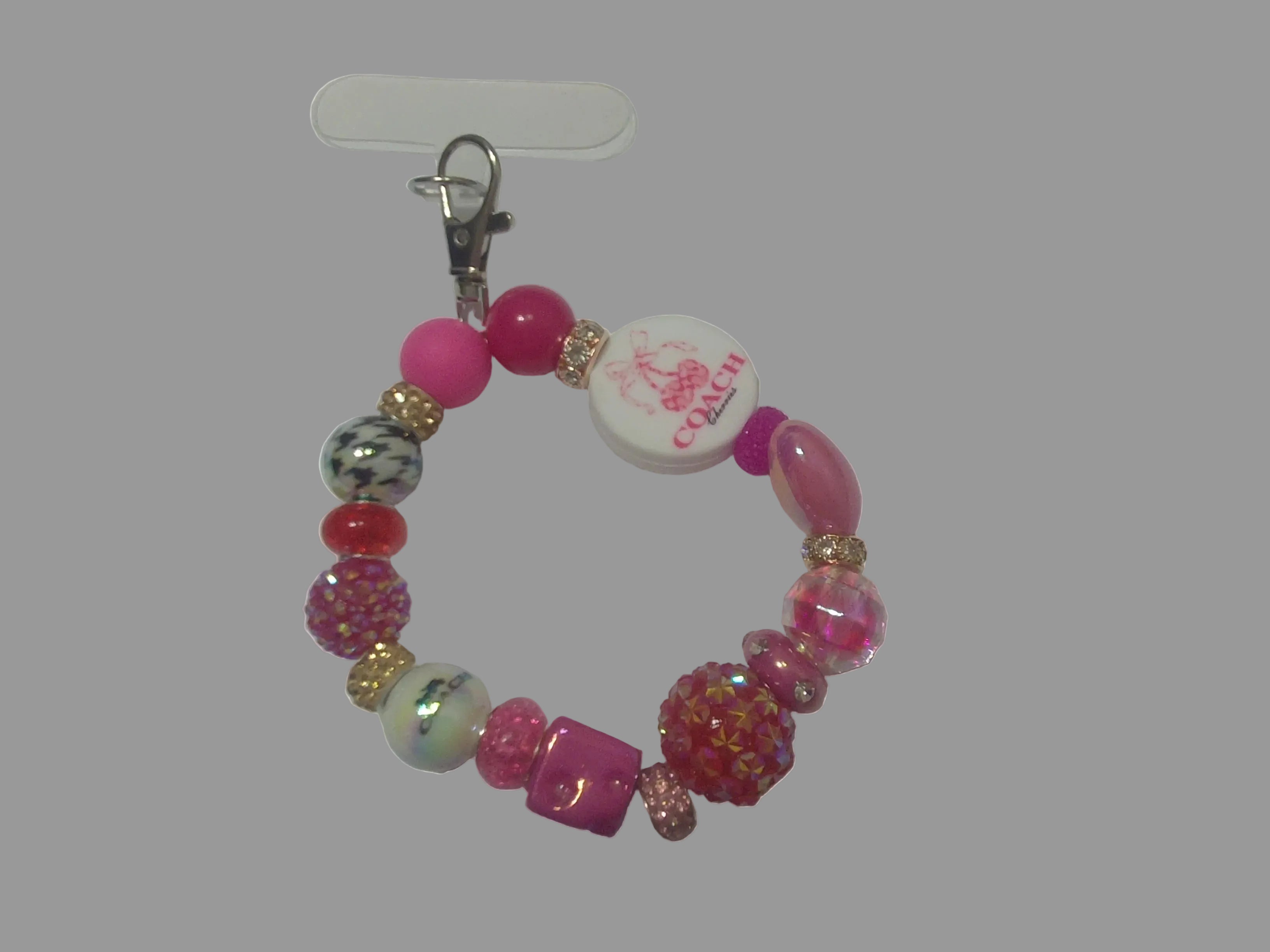 Beaded phone charm