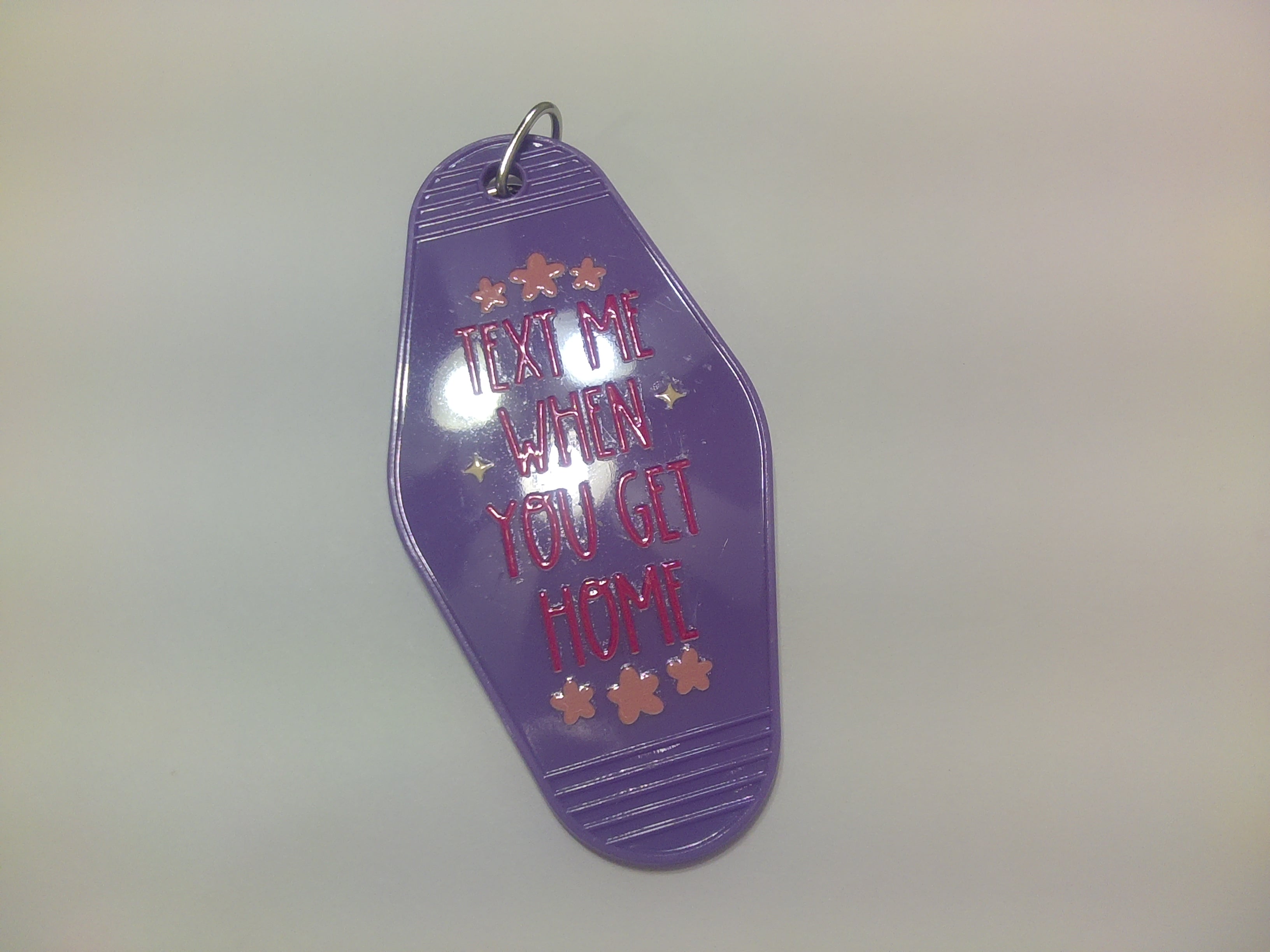 Motel keychain