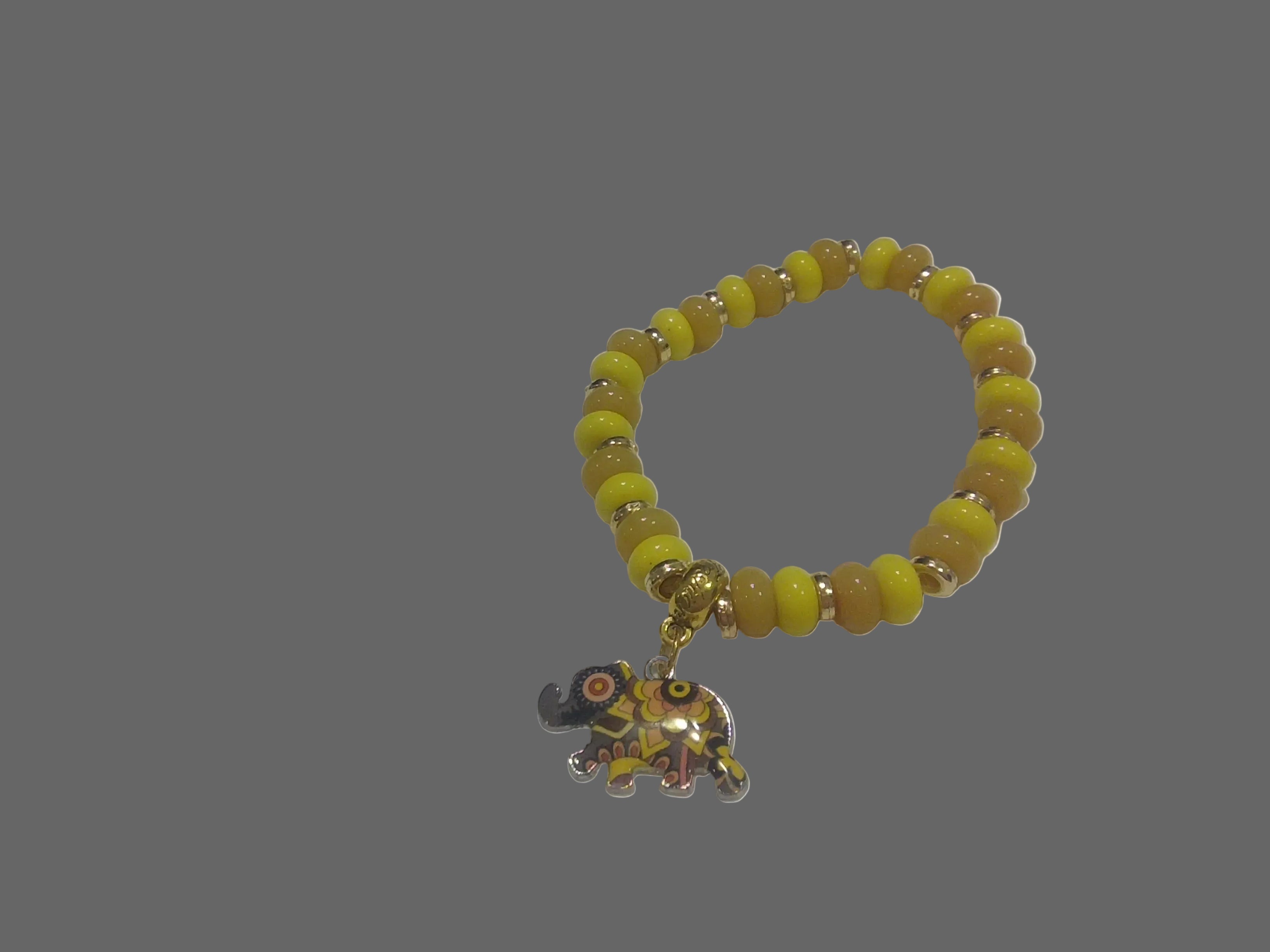 Handmade bracelet with charm