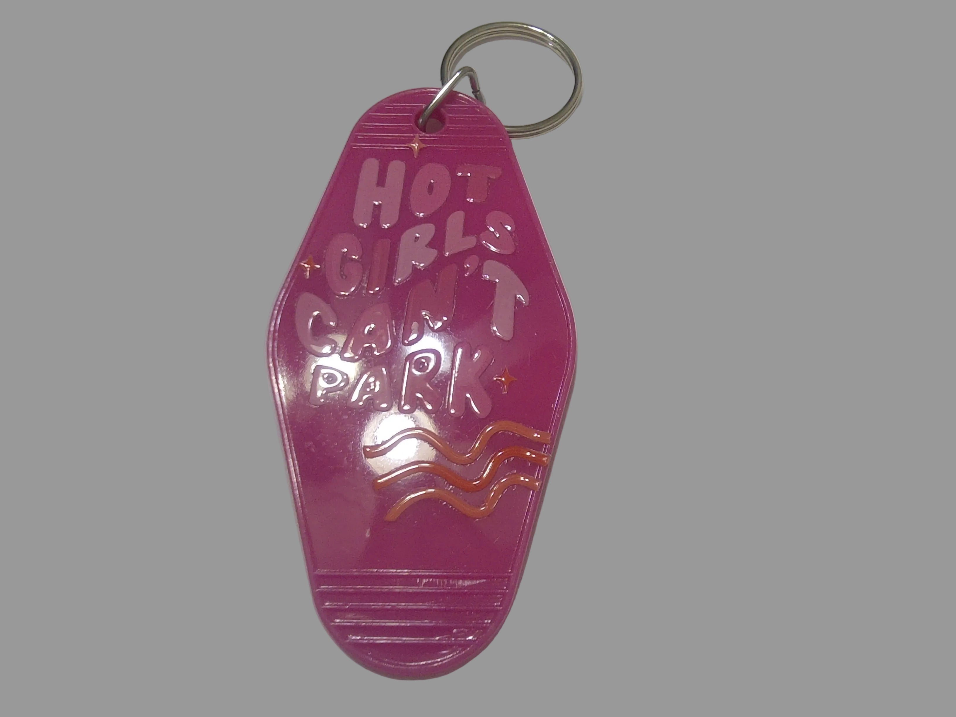 Motel keychain