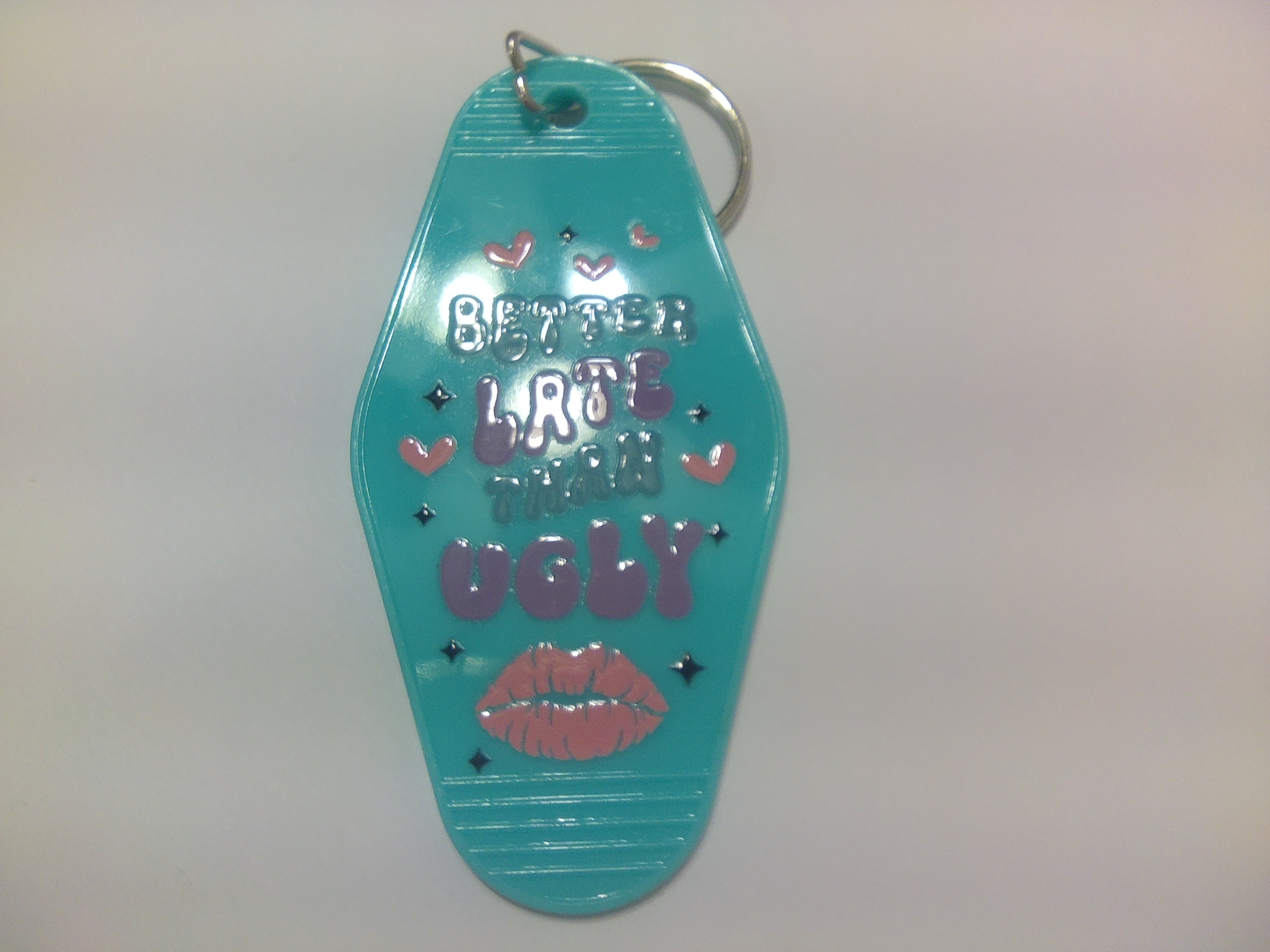 Motel keychain