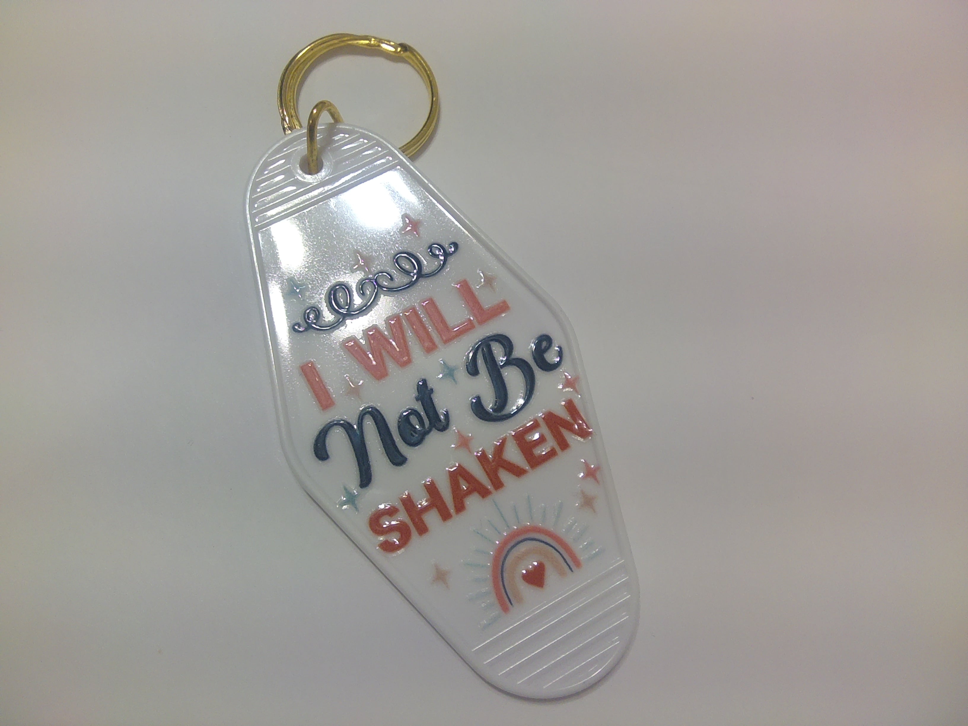 Motel keychain
