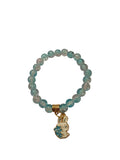 Crackle Glass Bead Bracelet