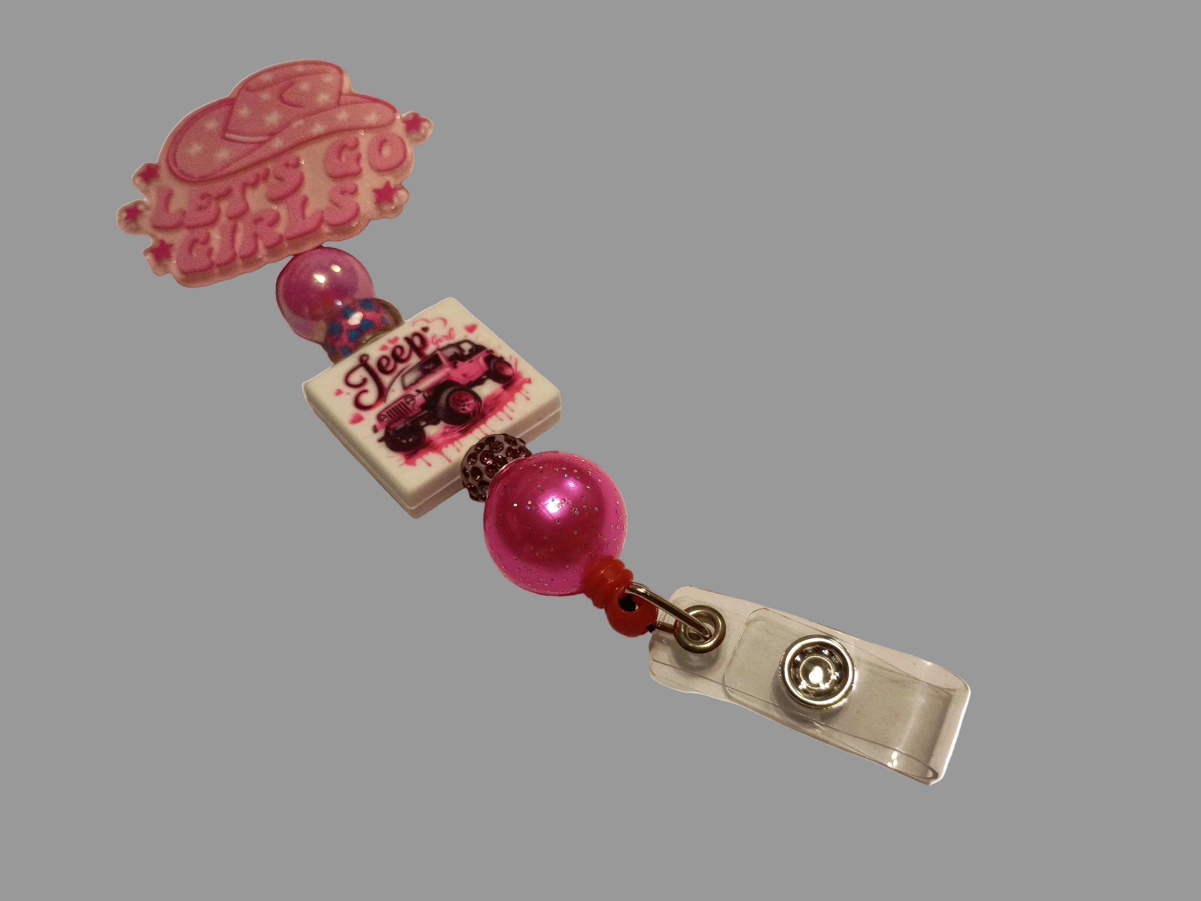 Beaded ID Badge