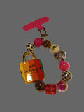 Beaded phone charm