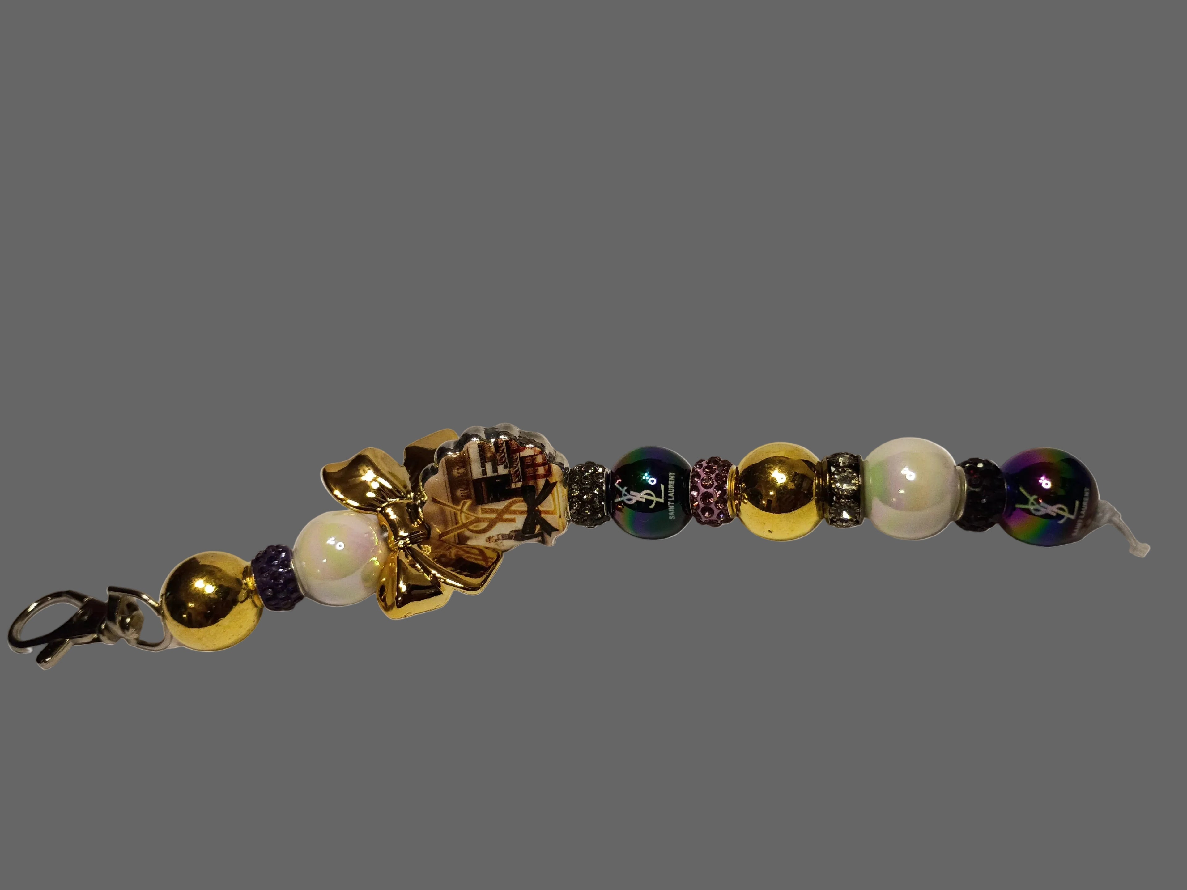 Beaded Bag Charm