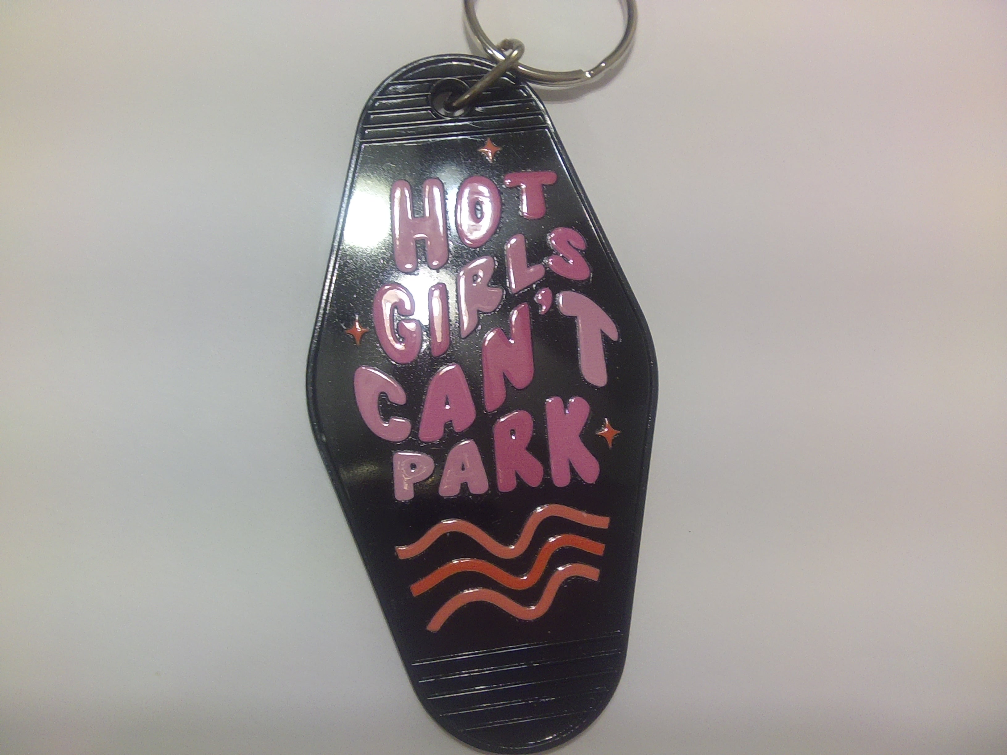 Motel keychain
