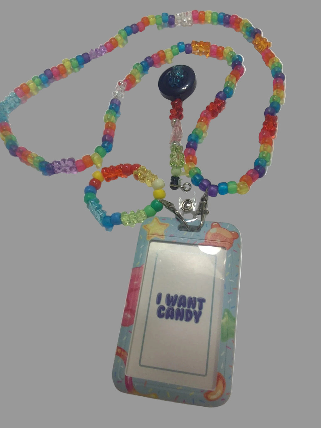 Beaded ID Badge