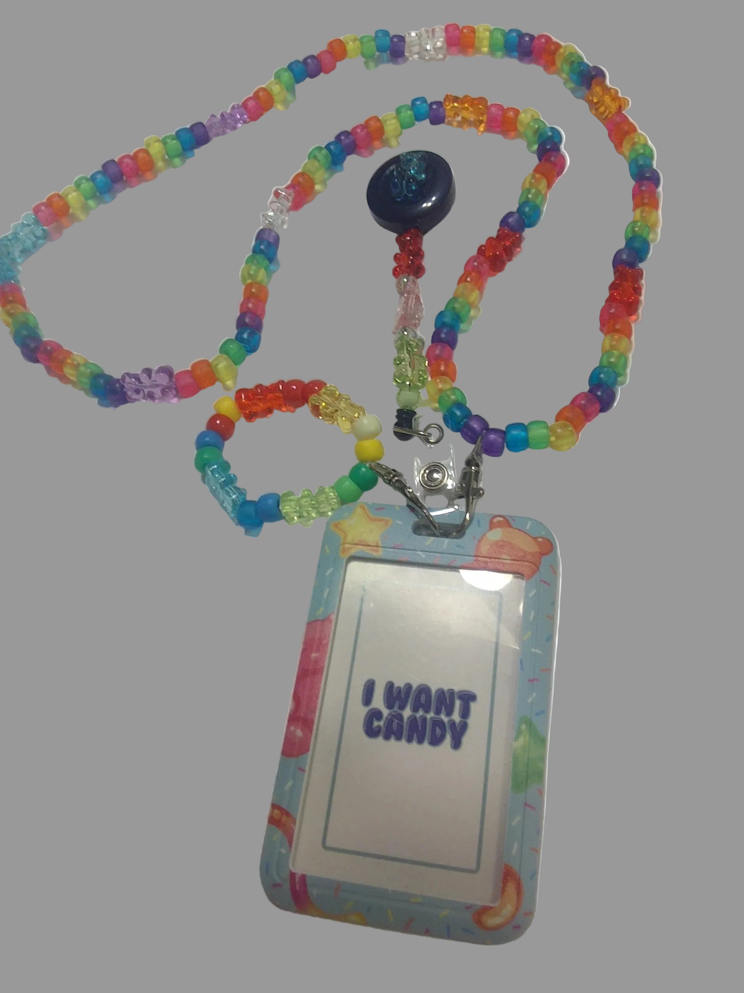 Beaded ID Badge