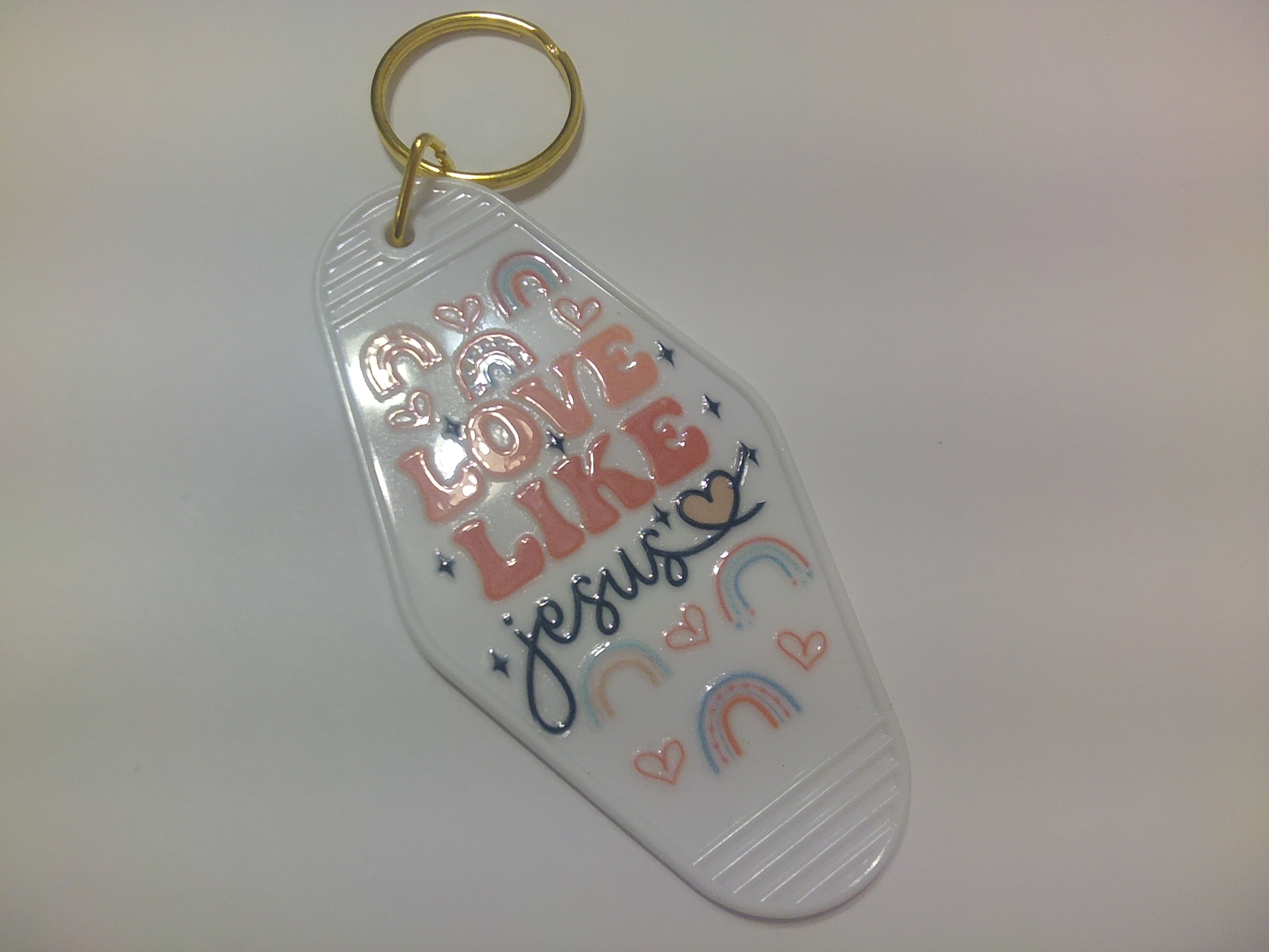 Motel keychain